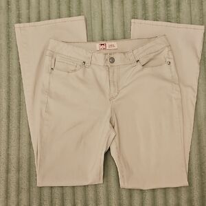 LEI Women's Tan Boot Cut Jeans